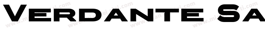 Verdante Sans Bold字体转换
